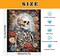 Paint by Numbers Kits for Adults Beginners- Easy Canvas Skull Paint by Number for Home Decor and Gifts 16X20 inch (Skeleton)
